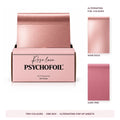 PsychoFoil Rose Luxe box with rose gold and dark pink alternating pop-up foil sheets